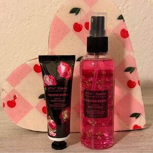 Betsey Johnson “Frosted Berry” Body Spray and Hand Cream Set